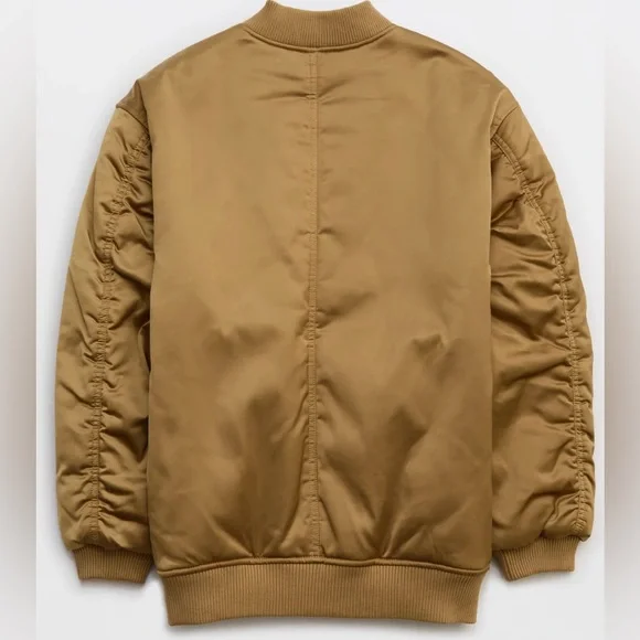 NWT OFFLINE by Aerie Women's Satin Bomber Jacket XS - Picture 8 of 13